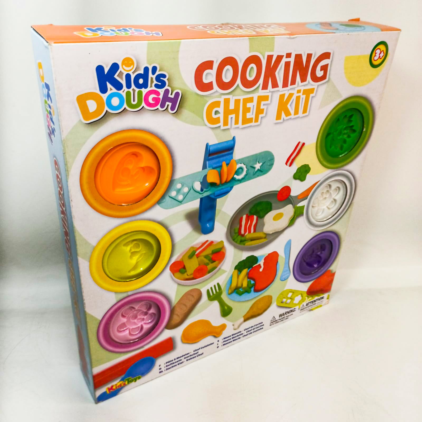 Colorful Kid’s Cooking Chef Play Dough Kit