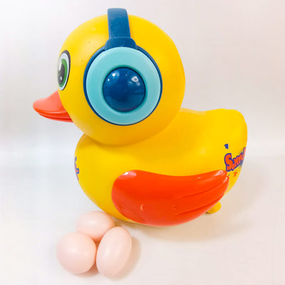Duck Toy with light and music laying with Easter Eggs For Baby Toys Gifts