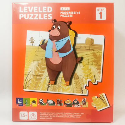 Leveled Progressive Puzzles For Kids Play