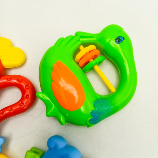 Pack of 4 Rattle Set Toy for New Born Babies