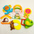 Pack of 4 Rattle Set Toy for New Born Babies