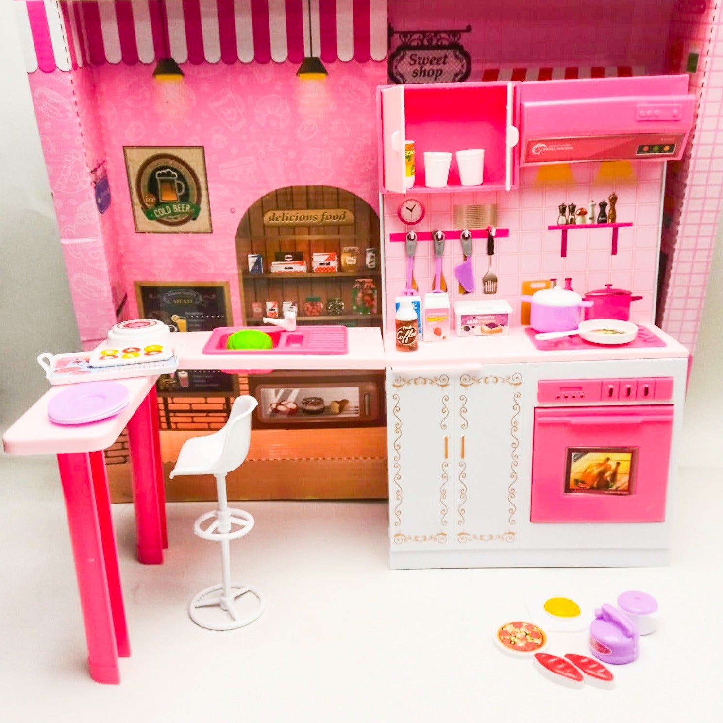 My Happy Kitchen Playset For Your Little Ones, Perfect For Gift