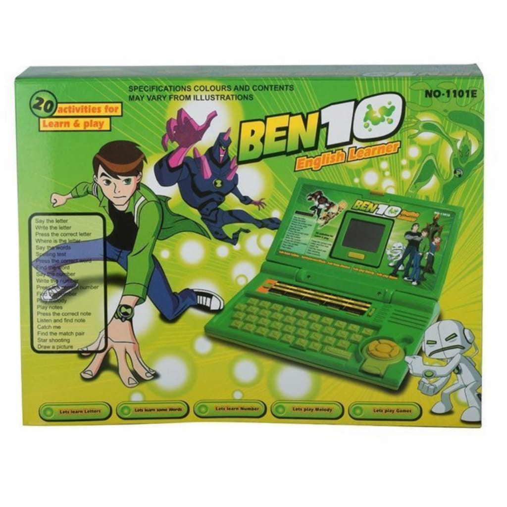 Ben 10 Version Learning Laptop Computer For Pre-school Education