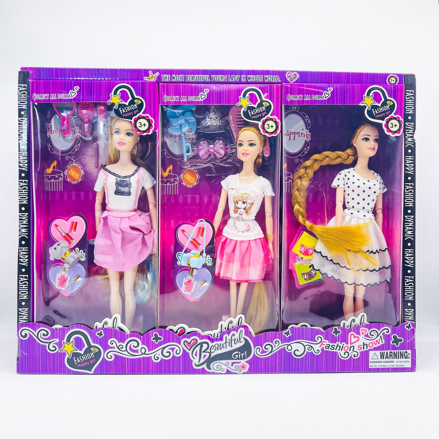 Rock Model Doll Playsets, Styling Pieces for Kids Play