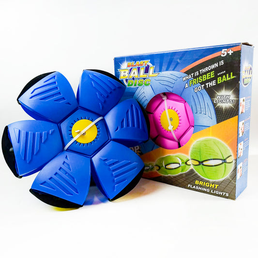 Magic Ball Blast Ball Disc Frisbee Ball Led Flashing Light Up Kids Toy