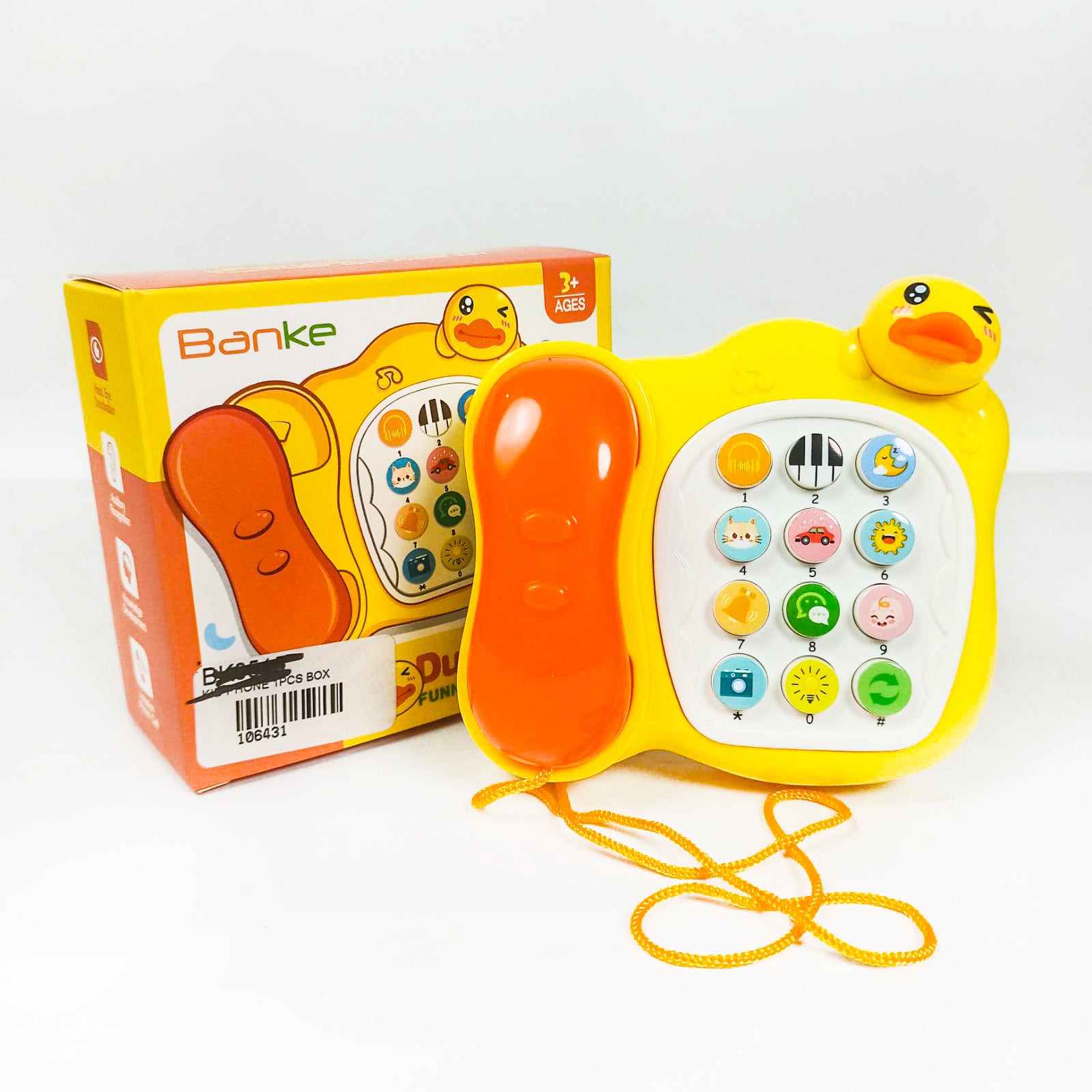 Musical Duck Telephone For Babies with Music and Light