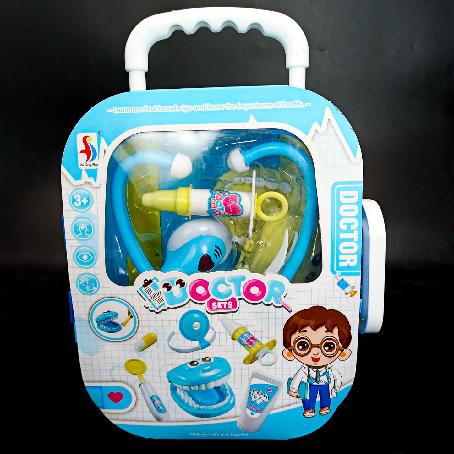 Doctor Set Pretend Play Toys with Backpack Trolley For Kids