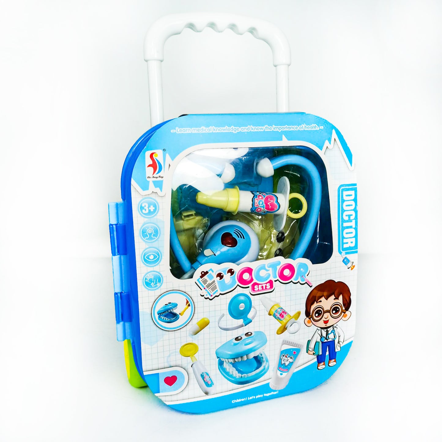 Doctor Set Pretend Play Toys with Backpack Trolley For Kids