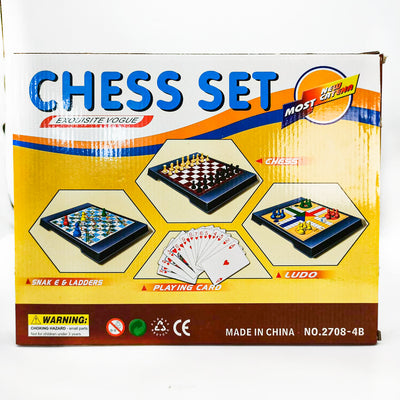 4 in 1 Chess Set for Kids and Adults