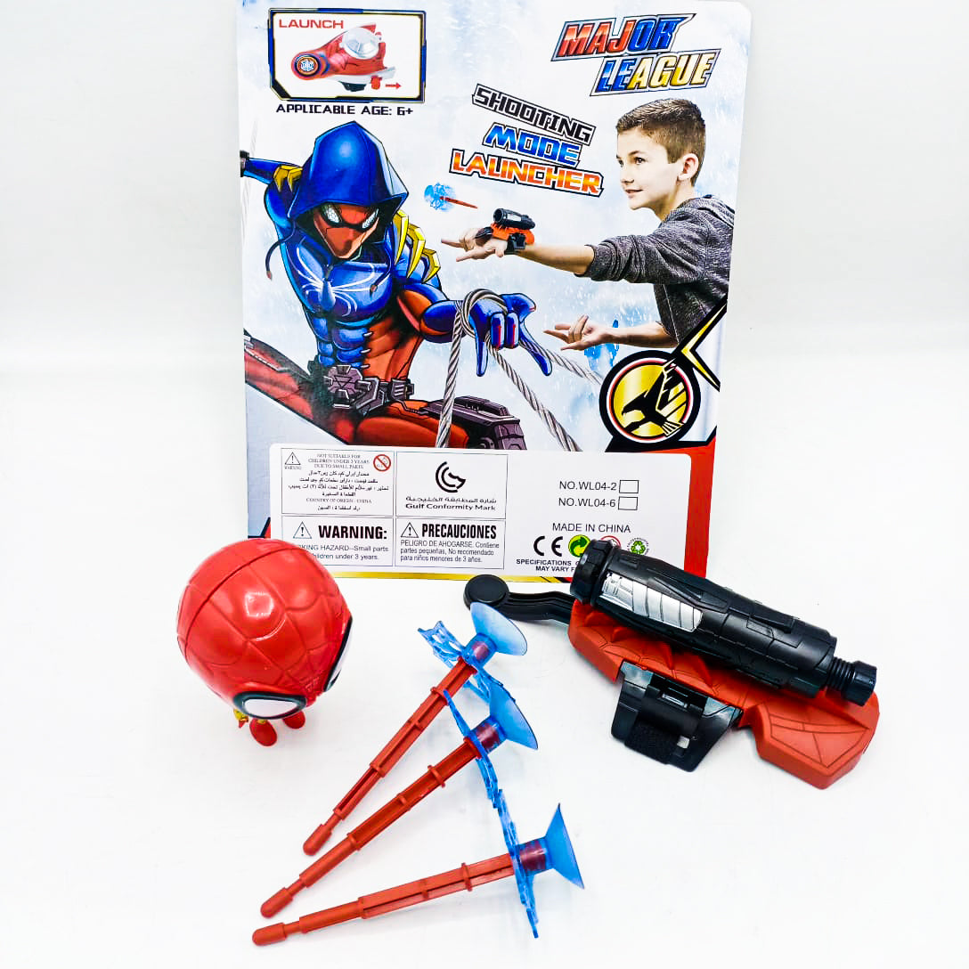 Spiderman Web Shooting Mode Dart Launcher Toy