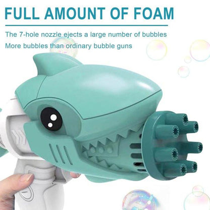The Shark Multi Hole Bubble Gun For Kids
