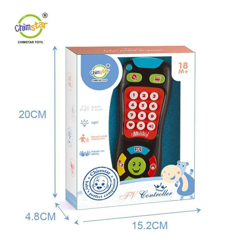 Click and Count TV Remote Controller, Colorful and Musical Toy For Toddlers