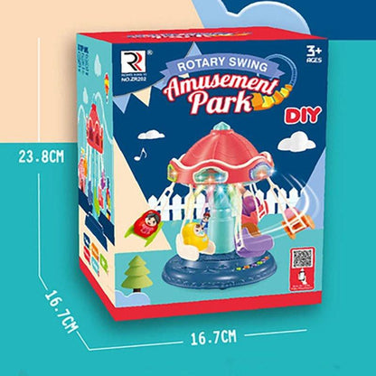 New Toys Amusement Park Rotary Swing Plane With Light and Music