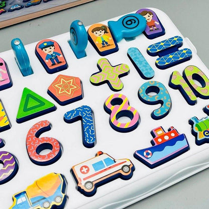 Fishing Early Education 5 in 1 Shape Matching Mathematical Counting Magnetic Toy For Toddlers