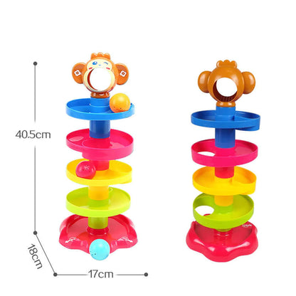 Multicolored Huanger Roll Ball Toy For Babies