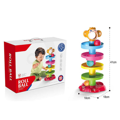 Multicolored Huanger Roll Ball Toy For Babies