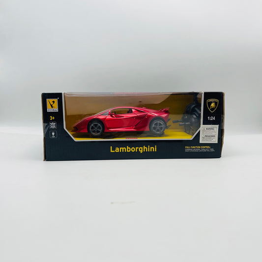 Lamborghini With Steering Remote Control Rechargeable Racing Car For Kids