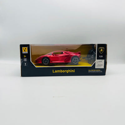 Lamborghini With Steering Remote Control Rechargeable Racing Car For Kids