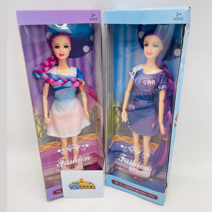 Fashion Barbie Girl With Her Long Hairs For Kid Girls