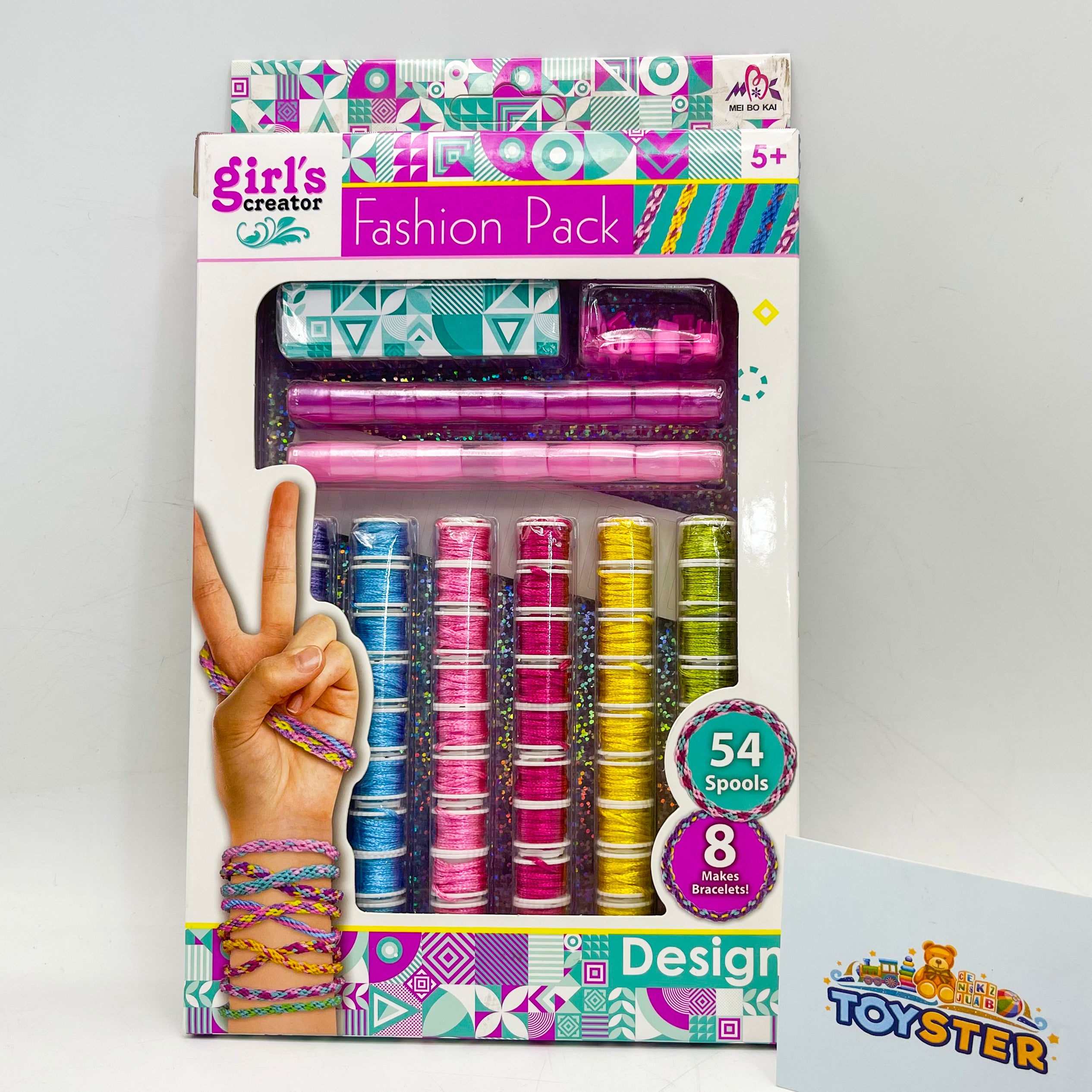 Hand Jewels Fashion Pack Makes Up to 8 Maker Bracelets with This Beautiful Set for Girls