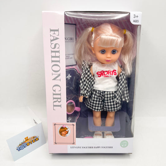Colorful Kids Beauty Fashion Girl Doll Set For Kids